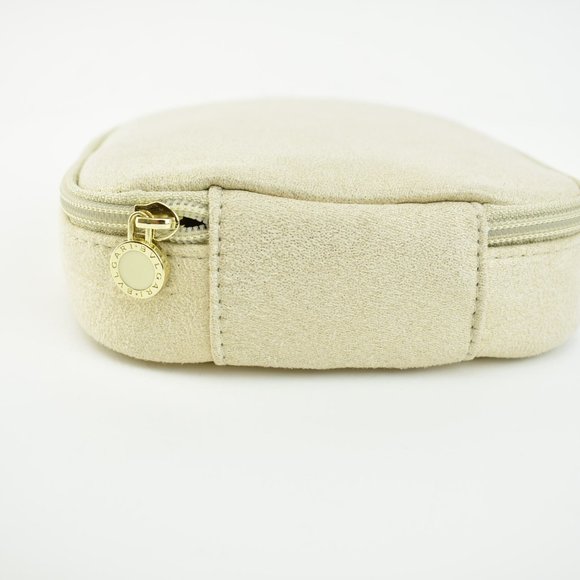 BVLGARI: Beige & "Logo", Travel/Cosmetic Bag (gc) - Picture 6 of 10